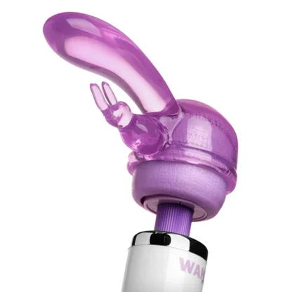 XR Brands Rabbit Lover Magic Wand Attachment On Wand Vibrator