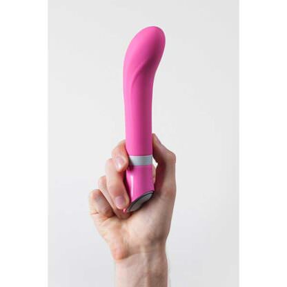 B Swish Bgood Deluxe Curve G-Spot Vibrator Being Held In Hand