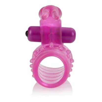 CalExotics Bunny Enhancer Vibrating Support System Ring Front