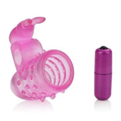 CalExotics Bunny Enhancer Vibrating Support System Ring Vibrator Removed