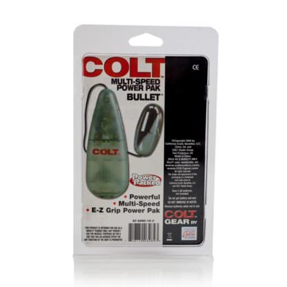 CalExotics Colt Multi-Speed Power Pak Bullet Vibrator Packaging Back