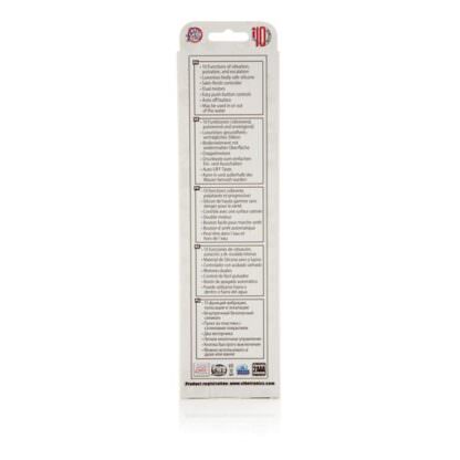 CalExotics Posh Bounding Bunny Rabbit Vibrator Packaging Back
