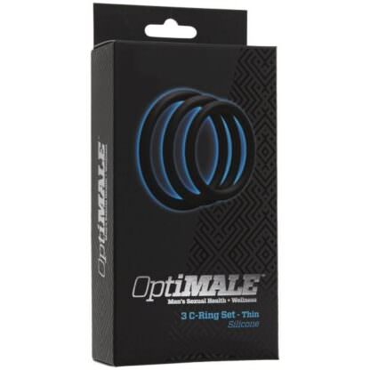 Doc Johnson Optimale 3 C-Ring Cock Ring Sex Thin Packaging