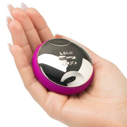 Lelo Hula Beads Bullet Vibrator Control Being Held In Hand
