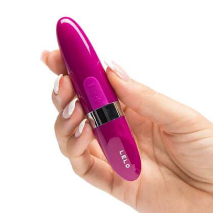 Lelo Mia 2 Bullet Vibrator Being Held In Hand