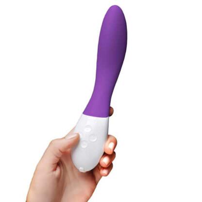Lelo Mona Wave G-Spot Vibrator Being Held In Hand