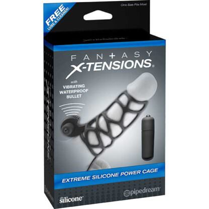 Pipedream Fantasy X-Tensions Extreme Silicone Power Cage Packaging