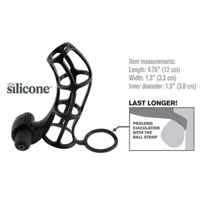 Pipedream Fantasy X-tensions Deluxe Silicone Power Cage Details