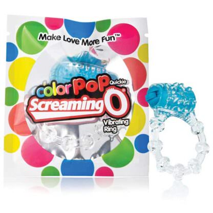 Screaming O ColorPoP Quickie Vibrating Penis Ring Packaging