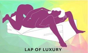 Liberator Wedge/Ramp Combo Sex Position Lap of Luxury