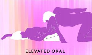 Liberator Heart Wedge Sex Position Elevated Oral