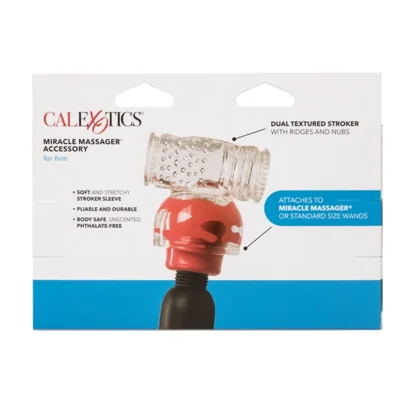 CalExotics Miracle Massager Accessory For Him Packaging Back