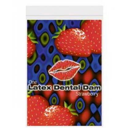 Line One Laboratories Dental Dam Strawberry