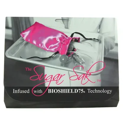 Sugar and Spice Boutique The Sugar Sak Sex Toy Storage Bag Packaging Front