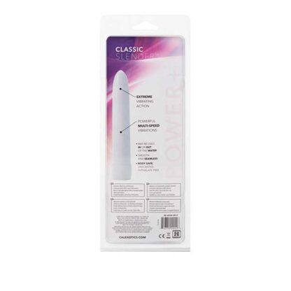 CalExotics Classic Slender Vibrator Packaging Back