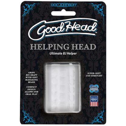 Doc Johnson Good Head Helping Head Ultimate BJ Helper Masturbator Packaging