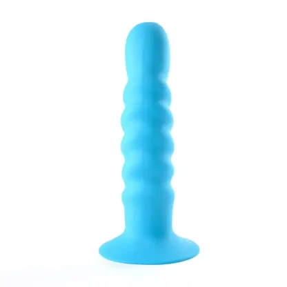Maia Novelties Kendall Silicone Swirled Dildo Underside View