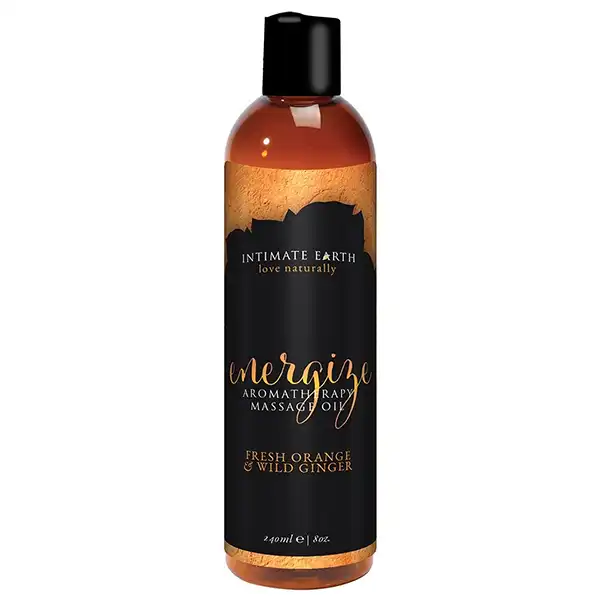 Intimate Organics Energizing Massage Oil - Christian sex toy store