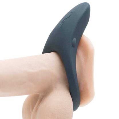 We-Vibe Verge Vibrating Cock Ring Demonstrated On Dildo 2