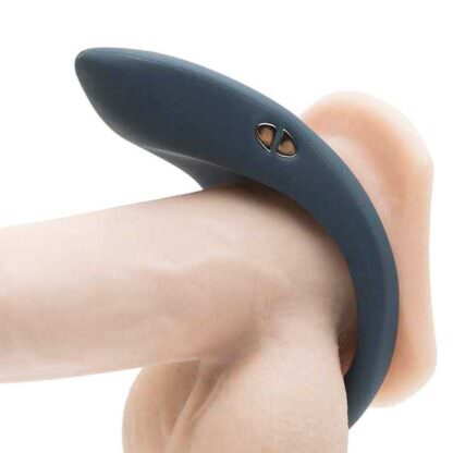 We-Vibe Verge Vibrating Cock Ring Demonstrated On Dildo