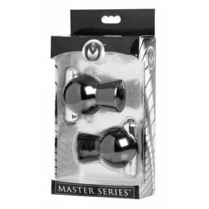 XR Brands Master Series Reverb Vibrating Nipple Suckers Packaging