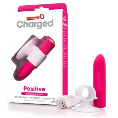 Screaming O Charged Positive Finger Vibrator Packaging