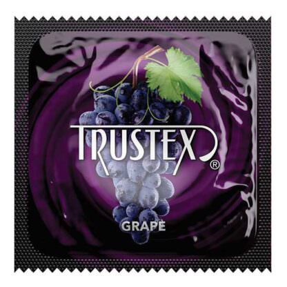 Trustex Flavored Latex Oral Sex Condoms Grape 3-Pack