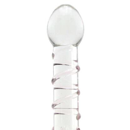 Glas Toy Spiral Staircase Full Tip Glass Dildo Tip Close-up