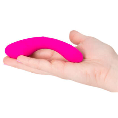 BMS Enterprises Mini Swan Wand Vibrator Held In Palm Of Hand