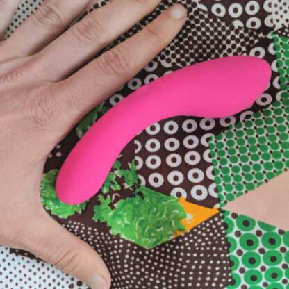 BMS Enterprises Mini Swan Wand Vibrator Near Hand