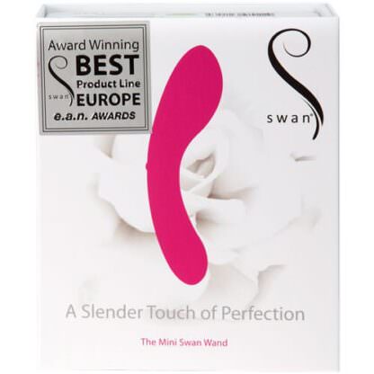 BMS Enterprises Mini Swan Wand Vibrator Packaging