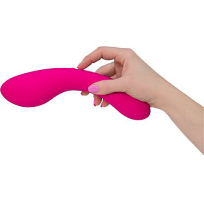 BMS Enterprises Swan Wand Vibrator Held In Hand