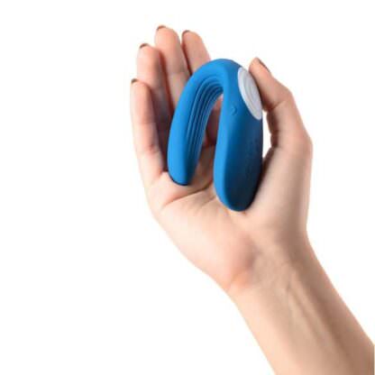 Satisfyer Partner Whale Couple's Vibrator Held In Palm Of Hand
