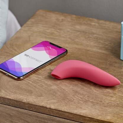 We-Vibe Melt Clitoral Stimulator Near Cell Phone