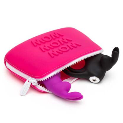 Happy Rabbit Wow Silicone Sex Toy Storage Bag with Vibrators
