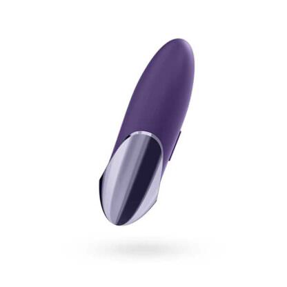 Satisfyer Layons Purple Pleasure Clitoral Vibrator Side