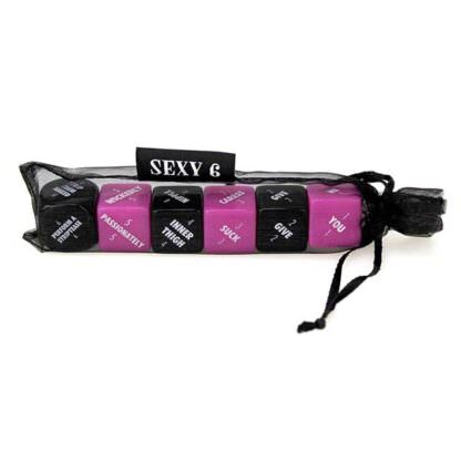 Sexy 6 Foreplay Edition Sex Dice In Storage Bag