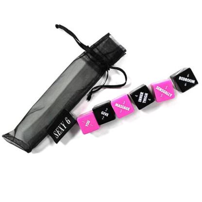 Sexy 6 Foreplay Edition Sex Dice and Storage Bag