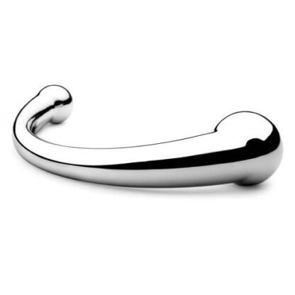 Shots Toys Njoy Stainless Steel Pure Wand Dildo Side
