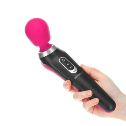 BMS Enterprises Palm Power Extreme Wand Vibrator Held In Hand