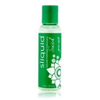 Sliquid Naturals Swirl Edible Lube Green Apple