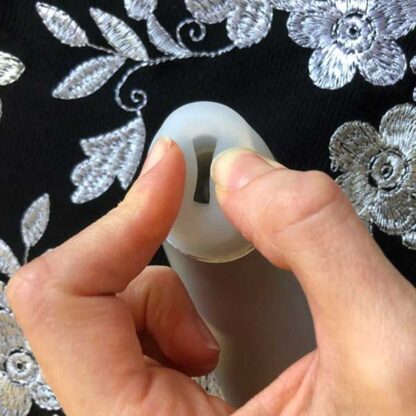 Satisfyer Luxury High Fashion Clitoral Stimulator Squeezing Soft Tip With Fingers