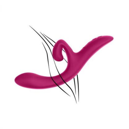We-Vibe Nova 2 Rabbit Vibrator Usage Demonstration Illustration