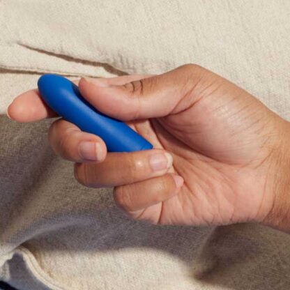 Dame Zee Lapis Bullet Vibrator Held In Hand