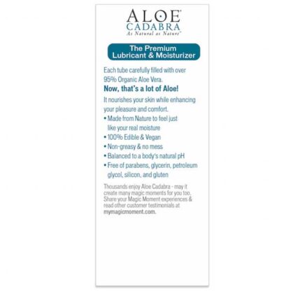 Aloe Cadabra Organic Lubricant Packaging 1