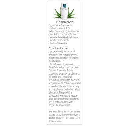 Aloe Cadabra Organic Lubricant Packaging 2