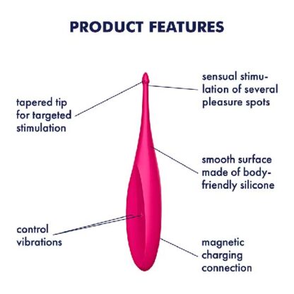 Satisfyer Twirling Fun Circulating Clitoral Vibrator Features