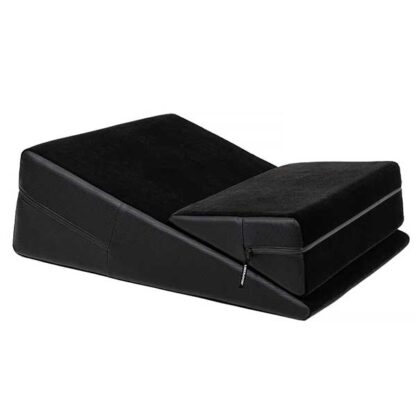 Liberator Faux Lambskin Wedge Ramp Combo - Panther (Black)