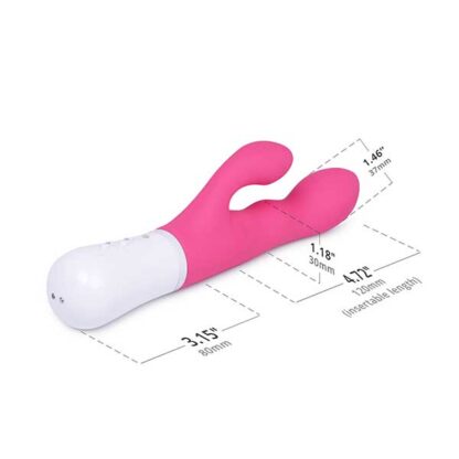 Lovense Nora Rabbit Vibrator Dimensions