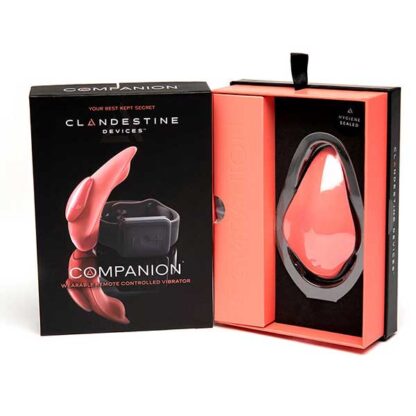 Clandestine Devices Companion Wearable Vibrator Packaging